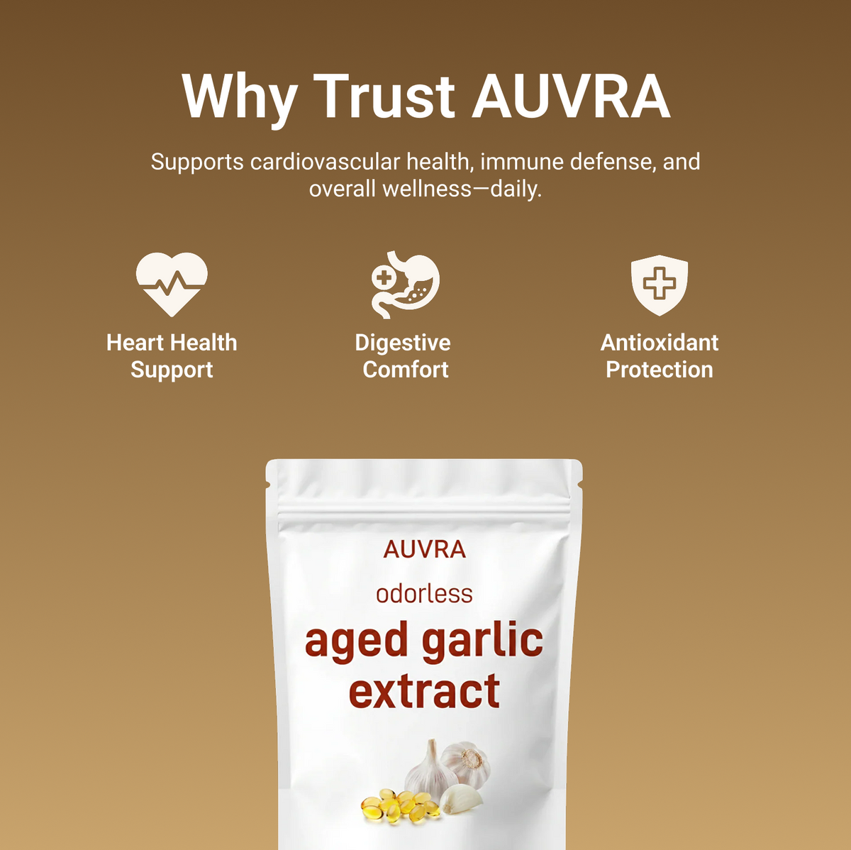 Odorless Aged Garlic Extract, 300 Softgels