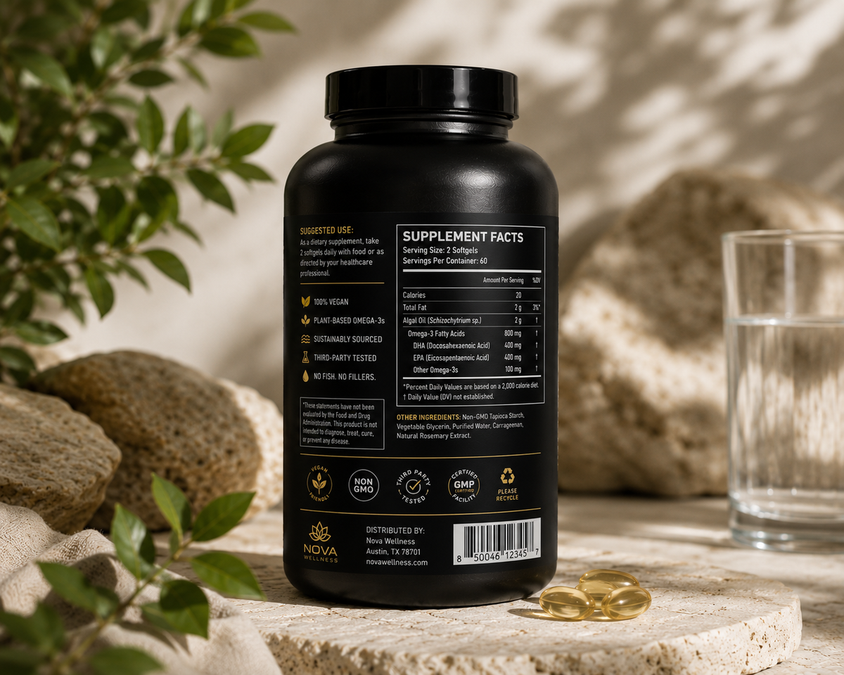 Omega-3 Algal Oil (Vegan EPA + DHA)